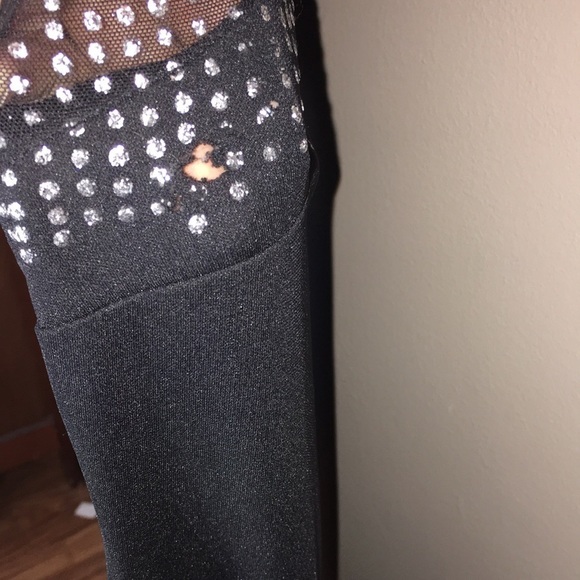 Morgan and Co. black and silver dress size 7/8 sparkly prom dress long m… - Picture 5 of 8